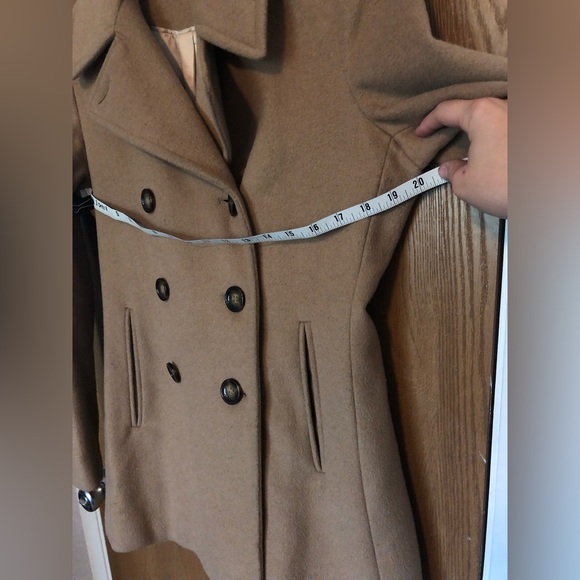 Calvin Klein Pea Coat Precious Fiber Blend - Picture 3 of 9